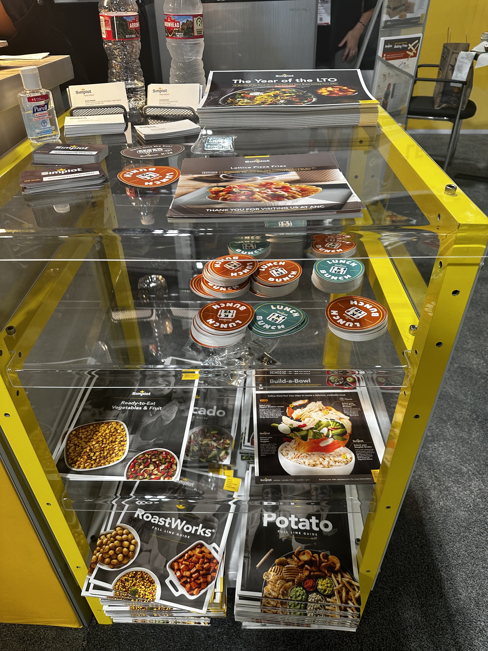 Model P Pedestal Counter by TSD Counters in Boise, ID. This one was used for Simplot at the Mid-South Farm & Gin Show in Memphis, TN.