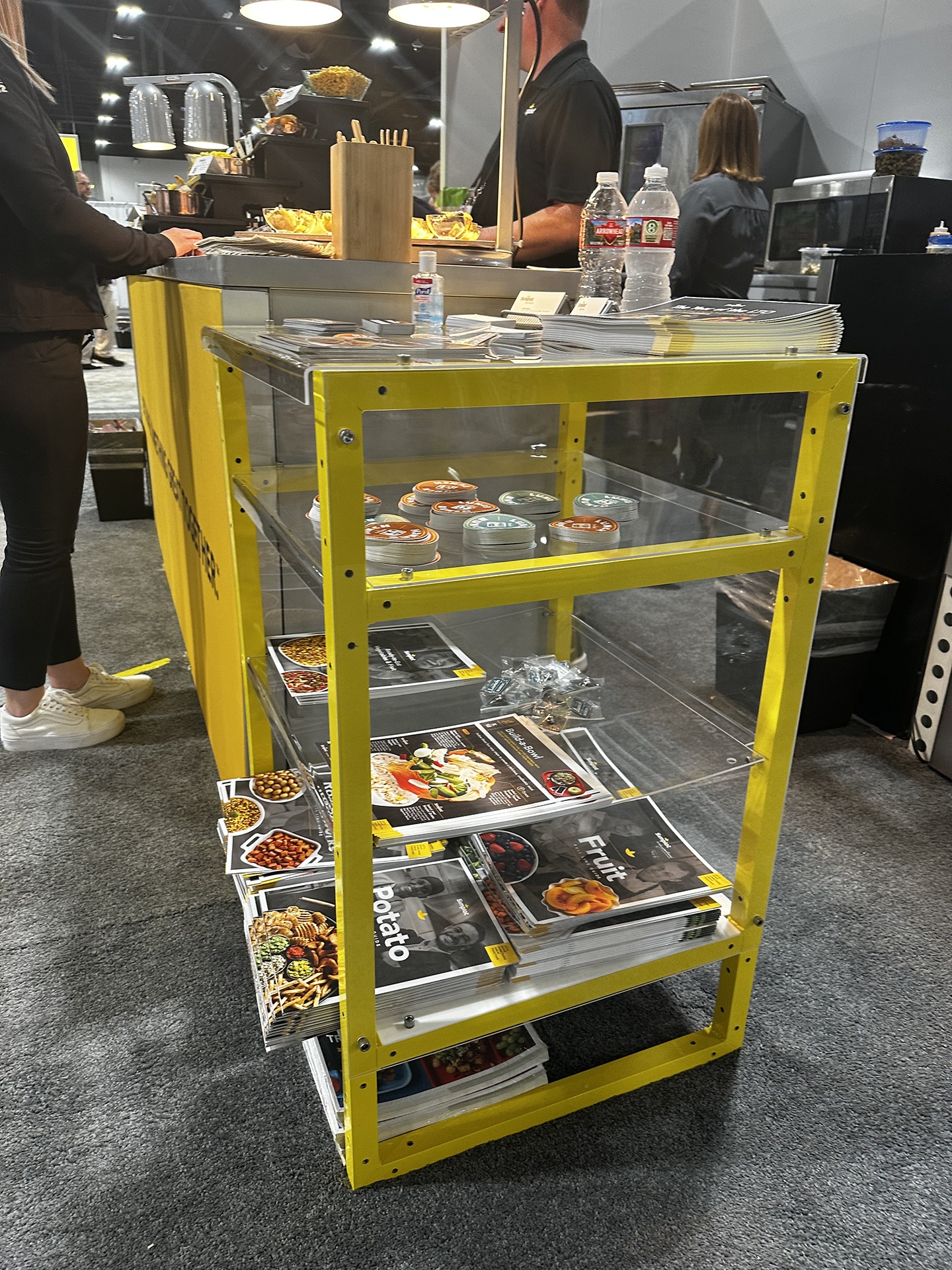 Model P Pedestal Counter by TSD Counters in Boise, ID. This one was used for Simplot at the Mid-South Farm & Gin Show in Memphis, TN.